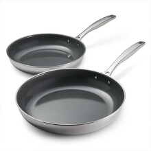 Tramontina Set of 2 Ceramic Coated Frying Pans