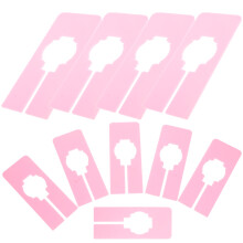 Raindrops Rosa Kunststoff Kleidungstrenner 10 Stk Für Schrank Und Laden