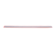 Nut Rechts Edelstahl Metrisches Lineal 50 cm Edelstahl Metrisches Lineal