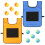 2 Sets Kinderen Sticky Bal Speelgoed Buitenspelen 2