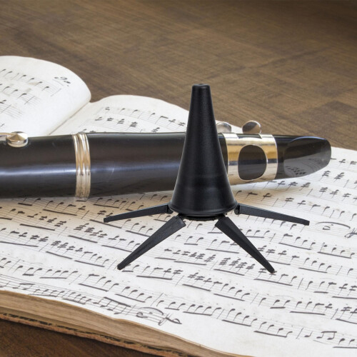 Clarinet Stand Stable Upright Support Foldable Lightweight Holder for Travel and Practice 2