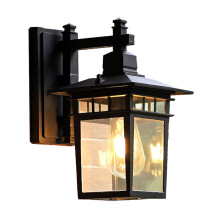 vintage led wandleuchte wasserdicht rostfrei für balkon flur schwarz