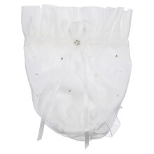 2Stück Braut Strass Perle Satin Tasche