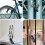 Cable Combination Lock, Comes with Three Rubber Coated Steel Wire Rope Combination Padlocks, Replaceable Rope 5