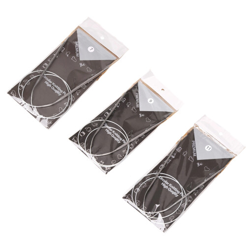 Round Knitting Needle Set Metal Construction Ideal For-7 9 11
