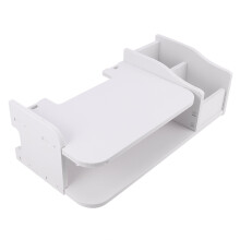 wandhalterung schweberegalfach tv-console wohnzimmer büro (weiß)
