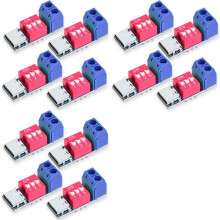Module de Carte de Déclenchement USB-C PD PD/QC Decoy, Charge Rapide USB Type-C Vers Chargeur Haute Vitesse 12 V, Alimentation Boost (12 Pièces)