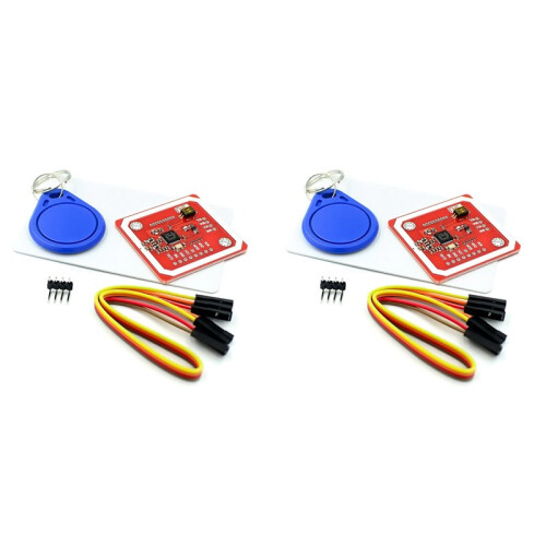 2Set PN532 NFC RFID Wireless Module V3 User Kits Reader Writer Mode IC S50 Card PCB Attenna I2C IIC SPI HSU