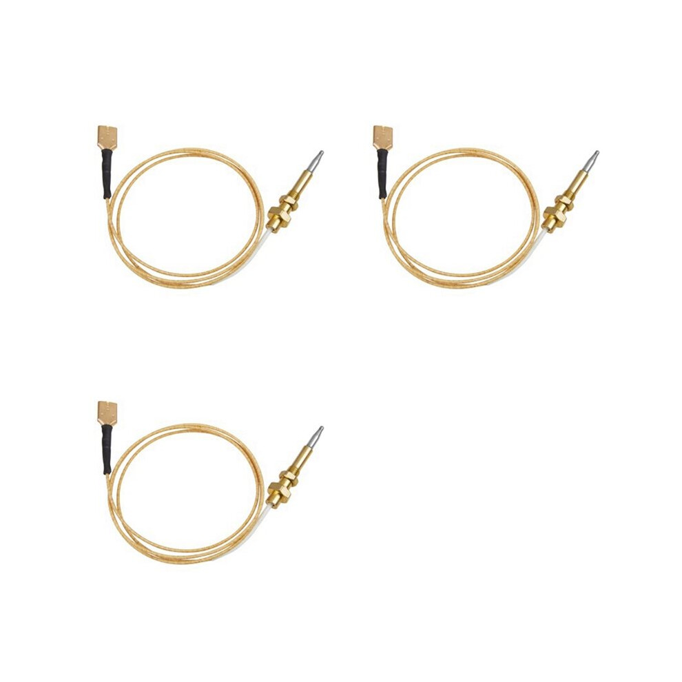 3X Screw Gas Stove Thermocouple Heater Burner Cooker Universal Fireplace Parts Hr0058-3 6032587370256