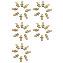 40Pcs Compressor Exhaust Valve Pneumatic Rapid Exhaust Stopper Exhaust Air Conditioning Vents 1/8inch