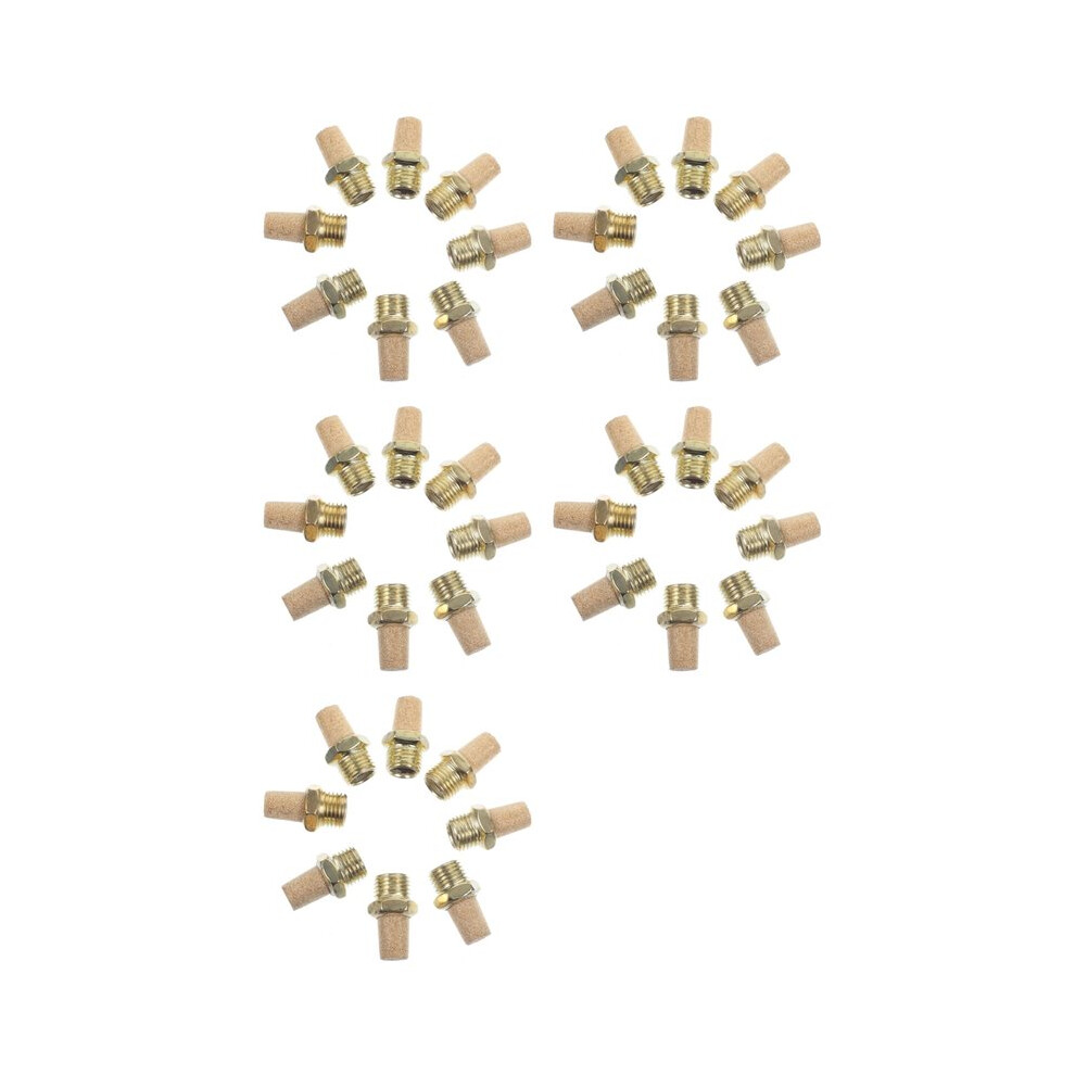 40Pcs Compressor Exhaust Valve Pneumatic Rapid Exhaust Stopper Exhaust Air Conditioning Vents 1/8Inch 6031466121095