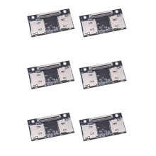 6X TF Adapter Card Dual TF Card to ZIF Anti-Interference Connection Card Suitable for Computer and Game Consoles