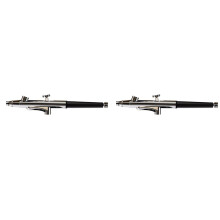 2X Airbrush-Set, Tragbares Airbrush-Zubehör, Airbrush-Set, 0,3-mm-Nadeln, Airbrush-Set zum Malen, Kuchendekorieren