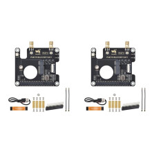 2X Waveshare Carte Adaptateur PCIe Vers M.2 E KEY HAT+ pour Carte D'Extension Réseau pour Raspberry Pi 5 Prenant en Charge USB/