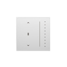 Interrupteur de Rideau Intelligent Tuya Zigbee, Panneau Tactile Anti-Reflets avec Rétroéclairage Fluide, Compatible UE A