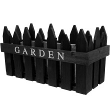 Maceta De Madera Para Valla, Estilo Pastoral, Jardín Y Hogar
