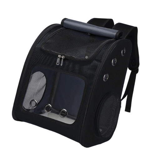 Sac de voyage durable pour animaux de compagnie avec large-Noir