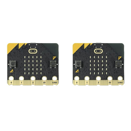2X para Placa de Desenvolvimento Programável Microbit V2, Placa de Expansão Programável Scratch para Programação Escolar DIY