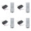 4X Universal Ceiling Fan Remote Control Kit Low Voltage 50w  Fan Light Driver Controller 6-Speed & Timing Remote 2