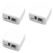 3 STÜCK NP330 Netzwerk USB 2.0 Printserver USB 2.0 -Druckerserver 100 Mbit/S RJ45-Anschluss für Android-Telefone EU-Stecker