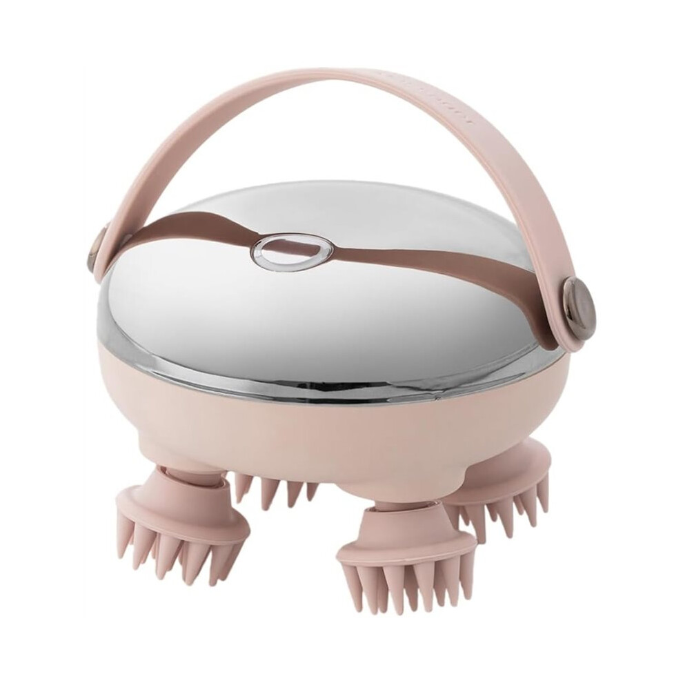Electric Scalp Massager, Waterproof  Massager with Silicone Heads for Hair Growth, Handheld  Massager Scalp A