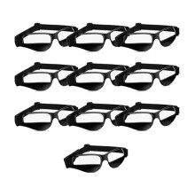 10 Pack Basketball Dribbling Goggles Adjustable Sport Training Glasses Aid for Team Training Aid Basketball Equipment