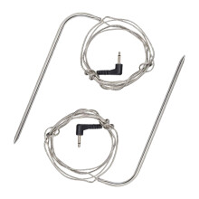 Replacement High-Temperature Meat Probe for Pellet Grills and Pellet Smokers Compatible with Pit Boss Grills, 2Pc Waterproof BBQ Probe