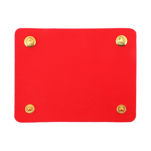 Rote PU Leder Griffhülle Schutz Für Handtasche Gepäck