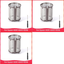 3X Filtre Intérieur en Maille pour Sèche-Cheveux pour  Supersonic HD01, HD03, HD08, Couvercle de Filtre en Maille Métallique Intégré.
