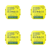 4X Tuya  Life Dry Contact Relay WiFi Module  Timer App Remote Control 5A DC12V 24V AC100-240V