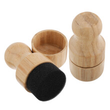 2Jgo Aplicador De Aceite Y Cera Para Tablas De Cortar, Esponja Y Bambú
