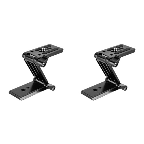 2X Z Shape Quick Folding Bracket Mounting Plate for Phone Holder Stand Tilt Mount TripodBracket Cellphone Accessories 1