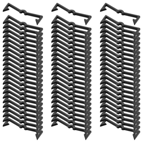 100 Bitar Av Plast Pegboard KroklåS Pegboard Display Krok FöRvaringsstäLl