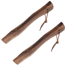 2Pièces Poignée En Bois Solide Pour Hache Et Marteau Usage Extérieur