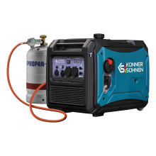 Könner & Söhnen KS 4000iEGS portable LPG/petrol inverter generator Max 4.4 KW