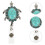 Turtle Badgehalter Bunt Farbiger Abzeichenclip 1 Stk 5