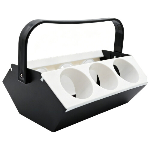 Plastic Drink Container With Added refrigerating Zone-Black