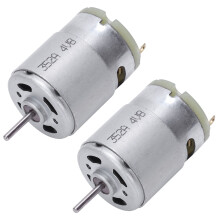 2X RS380  1.5-18V 30000RPM Micro Motor 38x28mm for RC Model Toys DIY, Silver