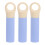 3Pcs Sky-Blue Plastic Broom Handle Grip with Hanging Hole for Home Use 1