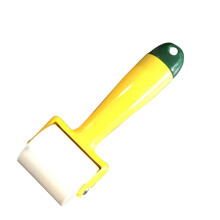 2Pcs Yellow Wall Sticker Roller Durable DIY Tool for PVC & Gold Foil