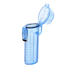 Blue Plastic Lighter Protective Sleeve Convenient Portable Case