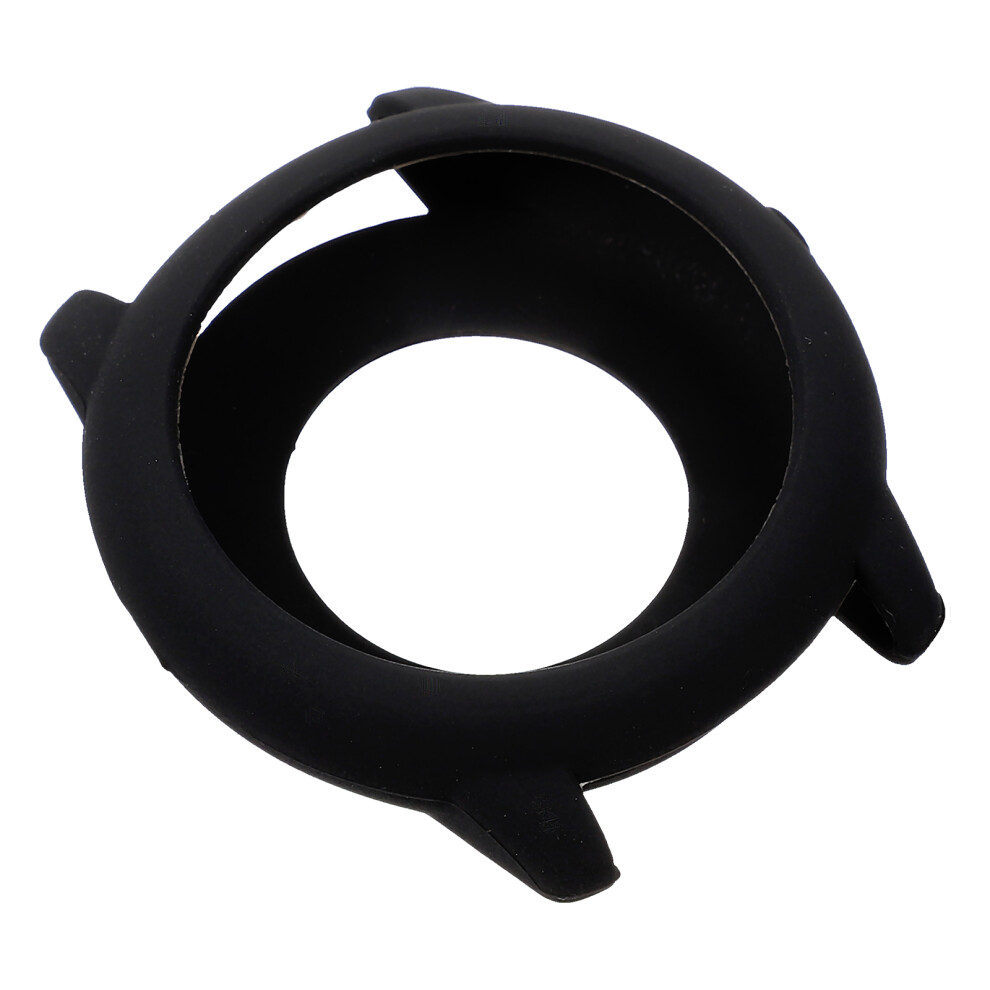 1Pc Silicone Watch Shell Shockproof Protective Watch Cover Black 3162458343690