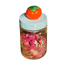 Conteneur de stockage de café en poudre en verre de haute-4
