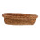Kaffee Woven Fruit Basket Strapazierfähiger Strohkörbchenkorb 9