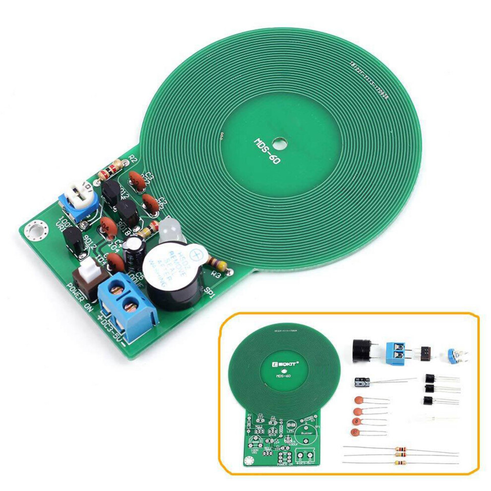 2X Icstation Less Than 60Mm Simple Metal Detector,For Assemble Kit Diy Electronic Soldering Practice,Metal Sensor Buzzer 6032242351033
