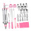 Multifunctional 34 Piece Cookie Decorating Set With-pink 1