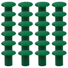 24Pcs Plastic Cane Topper Caps For Garden Bamboo Sticks