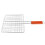 1Pc Folding Portable Barbecue Grill Net Tool Assorted Color, Outdoor 1
