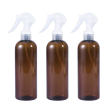 9Pcs Plastic Water Sprayers Brown Refillable Bottles for Hair and Home