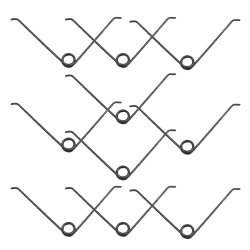 50Pcs Garden Pruner Spring Replacement Stainless Steel Black